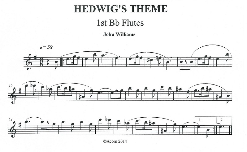 Hedwigs Theme Clarinet.
