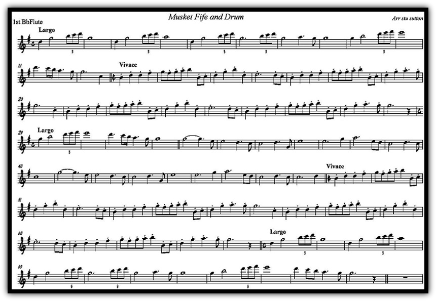 Musket Fife and Drum