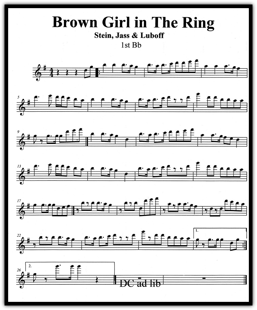 Boney M - Brown Girl in the Ring sheet music for piano download |  Piano.Solo SKU PSO0097242 at