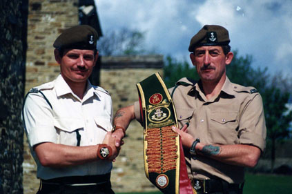 Hand over of Drum Major 1989