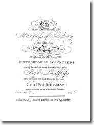 Hertfordshire Vols 1800
